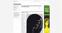 Desktop Screenshot of bodyshaming.org